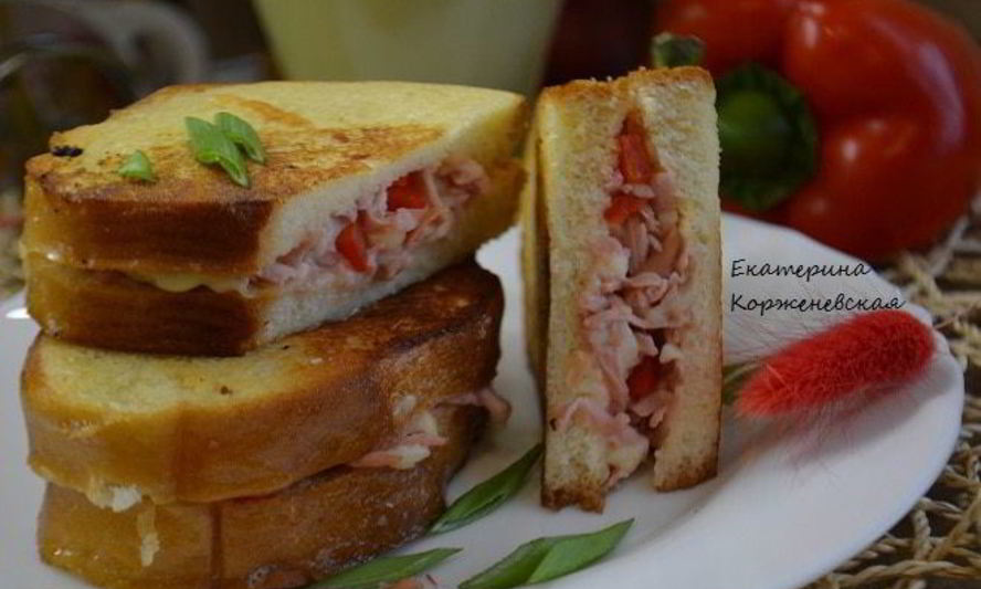 Рецепт бутерброда в кляре