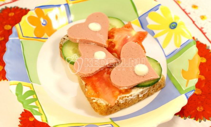 Рецепт бутерброда вкусного перекус