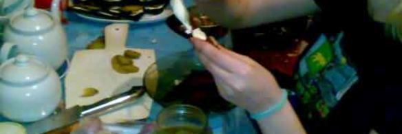 бутербродики со шпротами