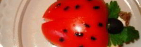 бутерброды божья коровка