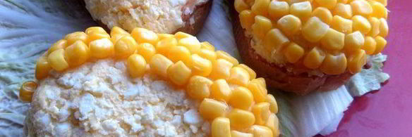 бутерброды букет мимоз