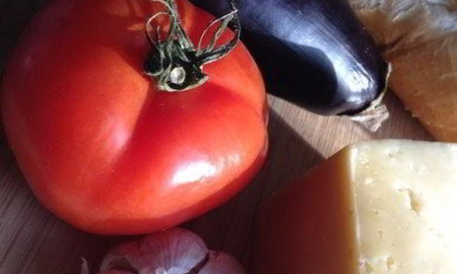 Рецепт бутербродов с баклажанами и помидорами