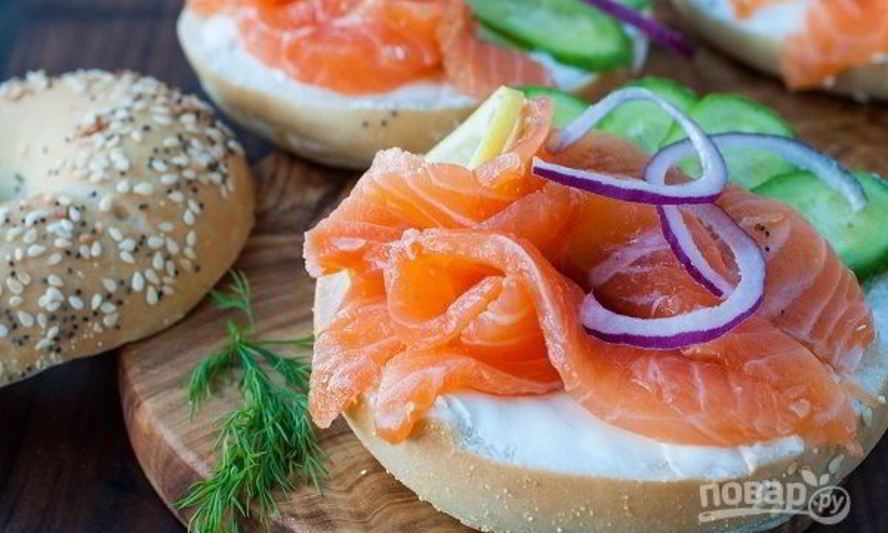 Рецепт бутербродов с горбушей соленой