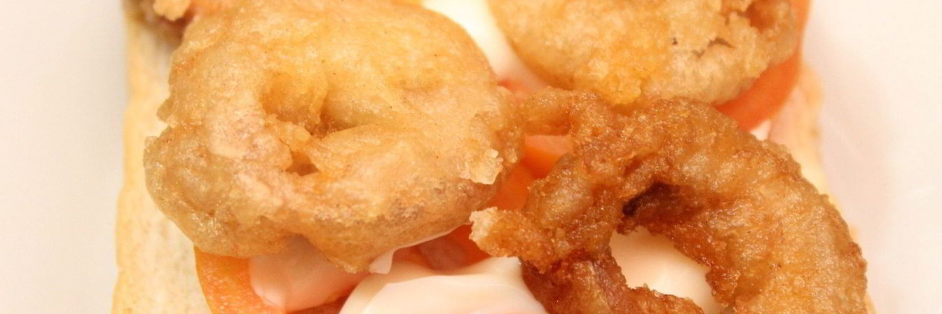 Бутерброды с кальмарами