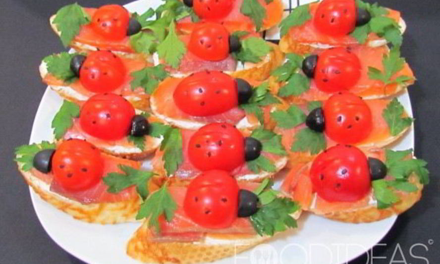 Рецепт бутербродов с красной рыбой