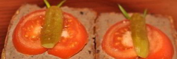 бутерброды с паштетом