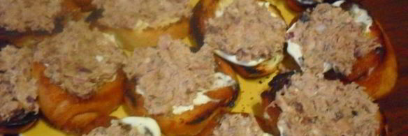 бутерброды с сардинами праздничные