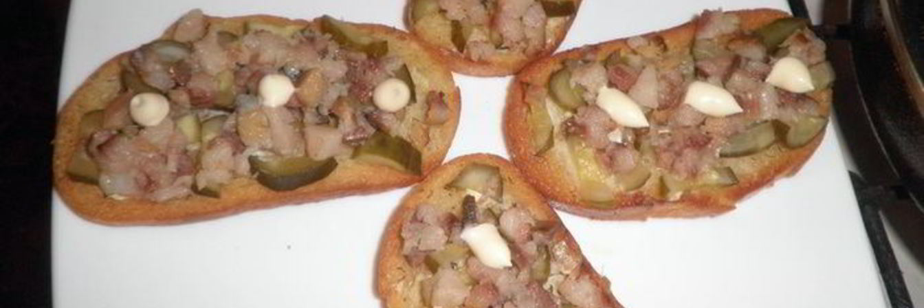 Бутерброды с сельдью