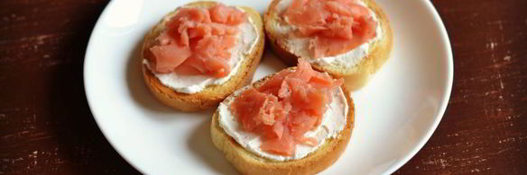 бутерброды с семгой