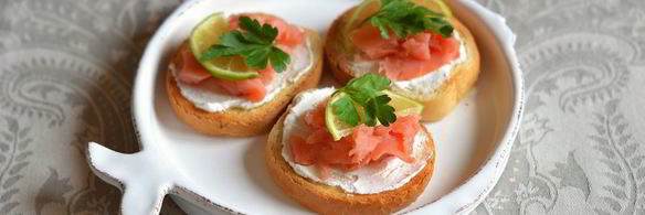 бутерброды с семгой