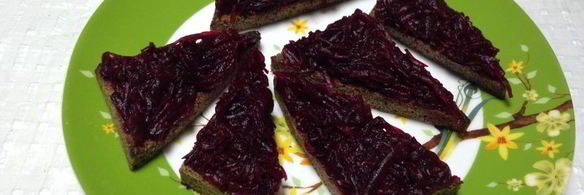 бутерброды со свеклой и селедкой