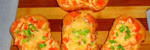 бутерброды в духовке с помидорами