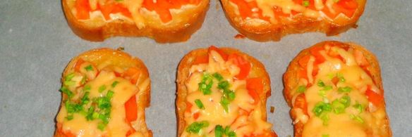 бутерброды в духовке с помидорами