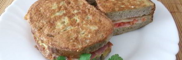 быстрый бутерброд в кляре