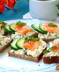 Бутерброды на день рождения