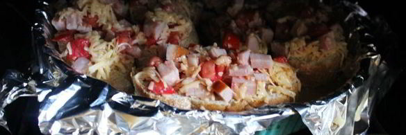 горячие бутерброды к завтраку