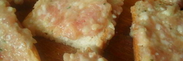 горячие бутерброды с фаршем