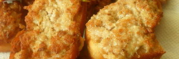 горячие бутерброды с фаршем