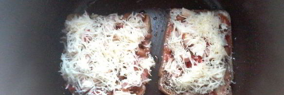 горячие бутерброды с фасолью