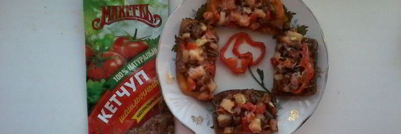 горячие бутерброды с фасолью