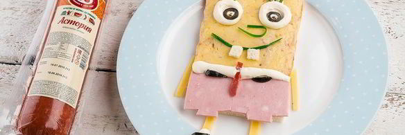 горячие бутерброды с колбасой и сыром