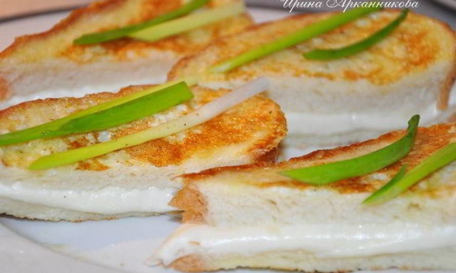 Рецепт горячих бутербродов с моцареллой