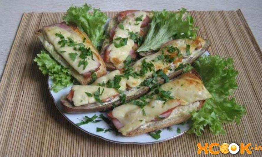 Рецепт горячих бутербродов в духовке