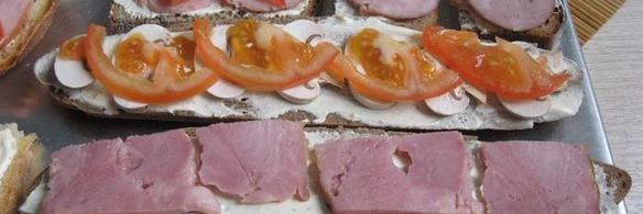 горячие бутерброды в духовке