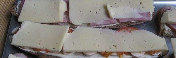 горячие бутерброды в духовке