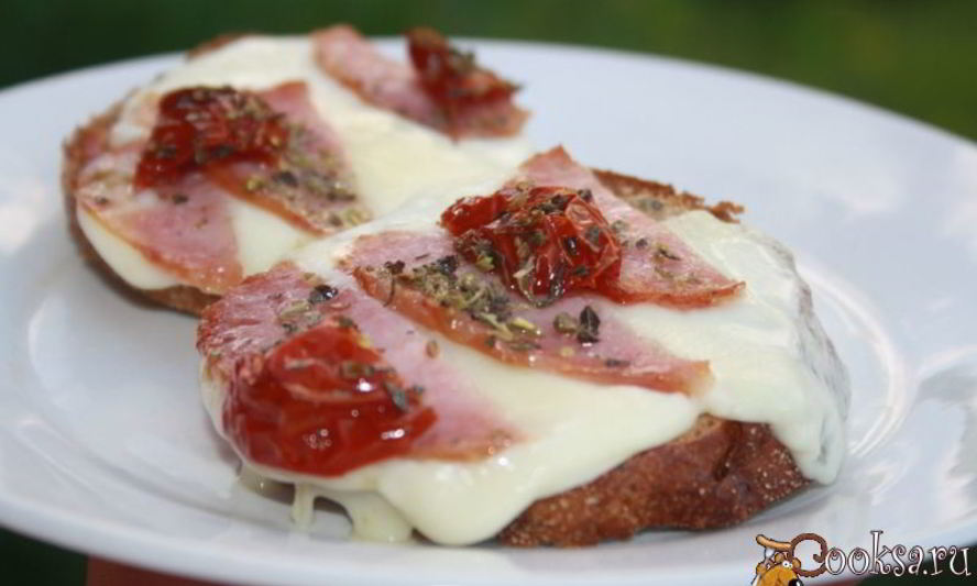 Рецепт горячих бутербродов в средиземноморском стиле