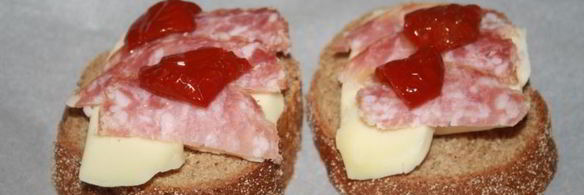 горячие бутерброды в средиземноморском стиле