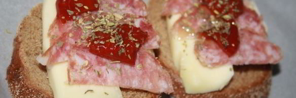 горячие бутерброды в средиземноморском стиле