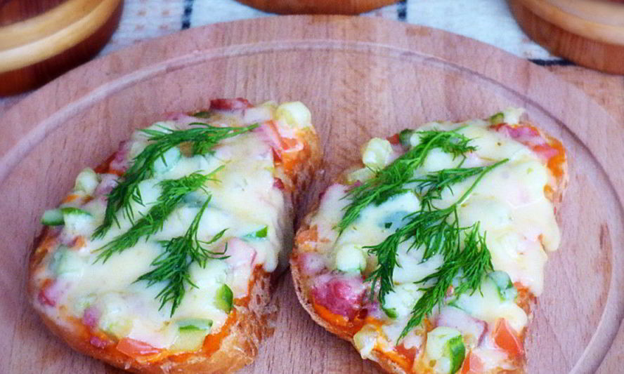 Рецепт горячих бутербродов