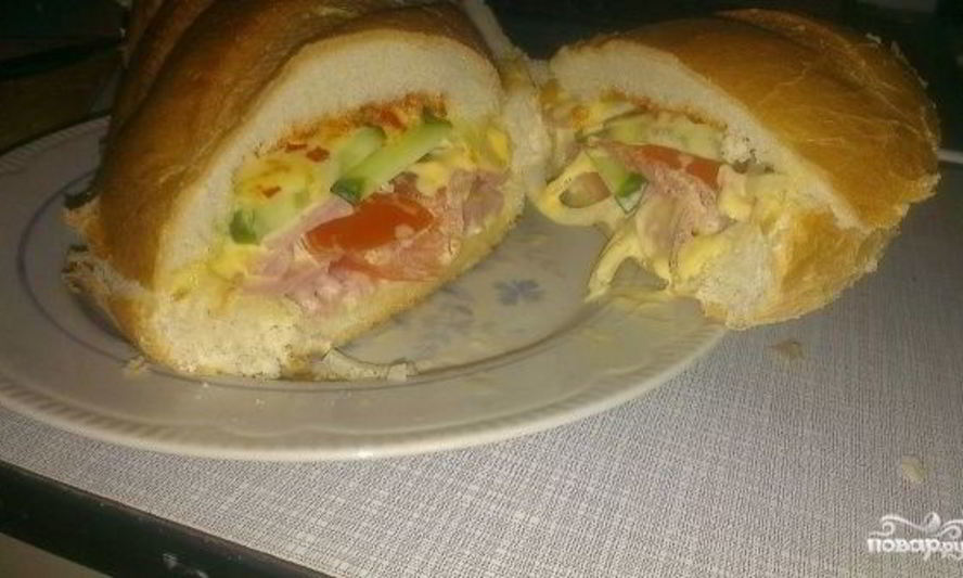 Рецепт мужского бутерброда