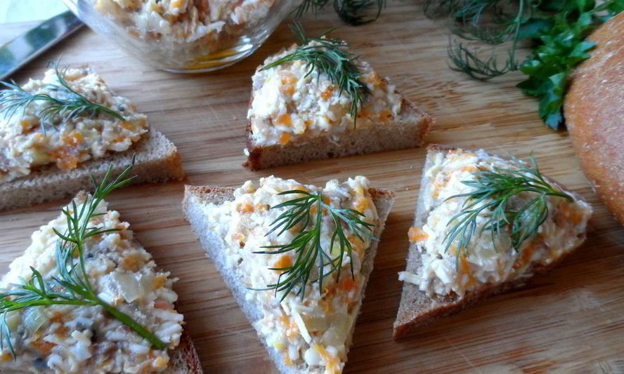 Рецепт пасты для бутербродов с сельдью