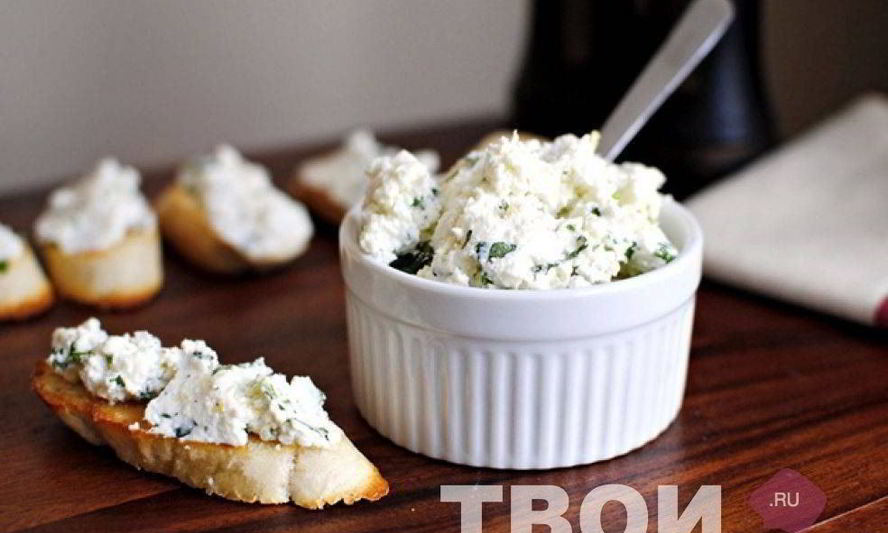 Рецепт творожной пасты для бутербродов