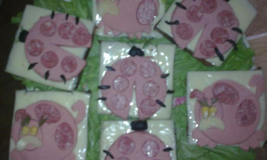 Рецепт веселых бутербродов