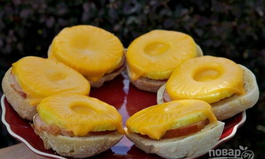 Рецепт запеченных бутербродов