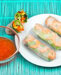 Закуски с креветками