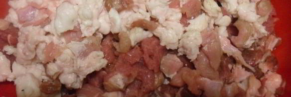 деревенская пальцемпханная колбаса