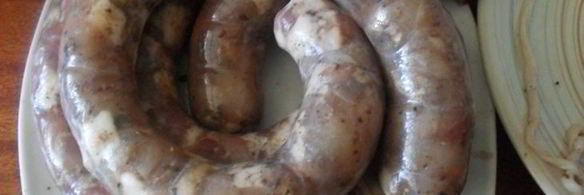 деревенская пальцемпханная колбаса