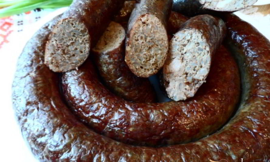 Рецепт домашней колбасы из печени с гречкой
