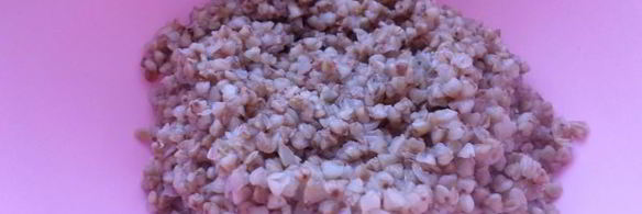 домашняя колбаса с гречкой