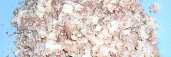 домашняя колбаса с гречкой