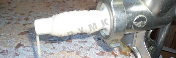 домашняя колбаса с гречкой