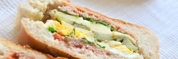 фаршированный батон