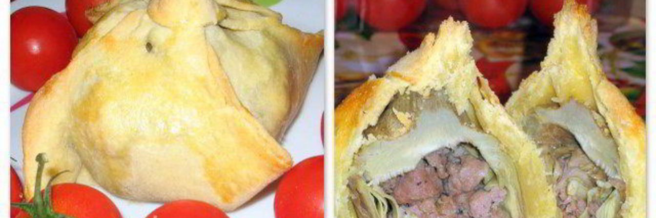 Фаршированные артишоки в тесте