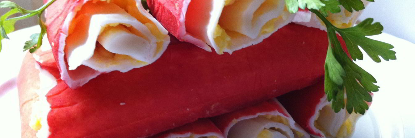 Фаршированные крабовые палочки