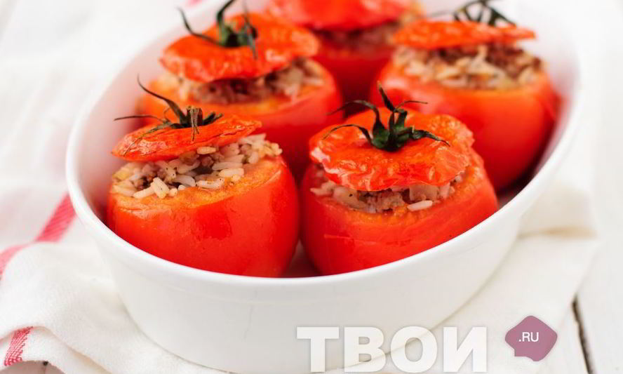 Рецепт фаршированных помидоров в духовке