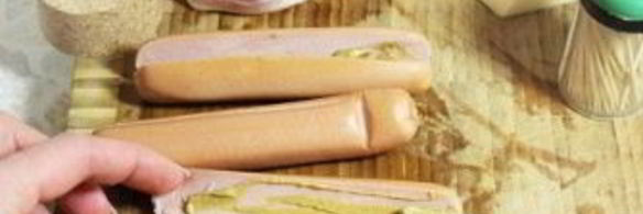 фаршированные сосиски